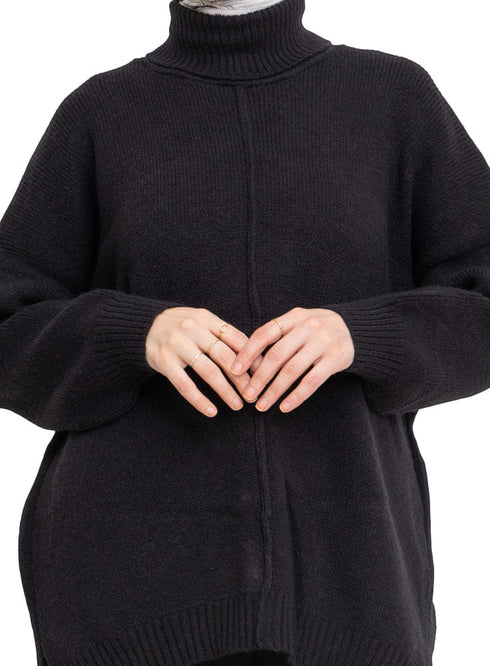 Black Knit Suit - Khotwh